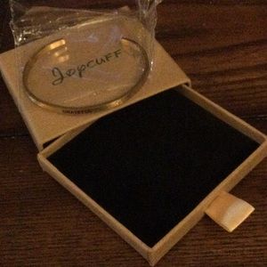 Joycuff gold “Grateful” bracelet